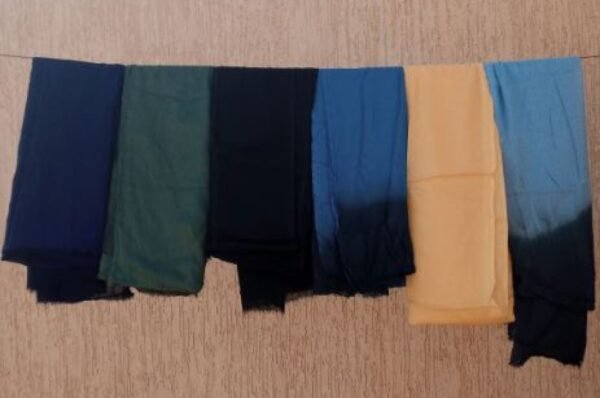 Long Ethnic Berber Blue Tuareg Scarf - Image 8